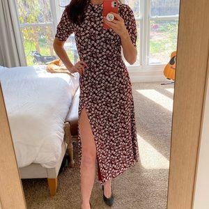 Reformation midi dress- size S